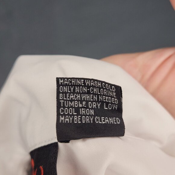 D Clothing Skulls & Flames Shirt Sz XL Button Up Short Sleeve Small Spot See Pic - Picture 8 of 11